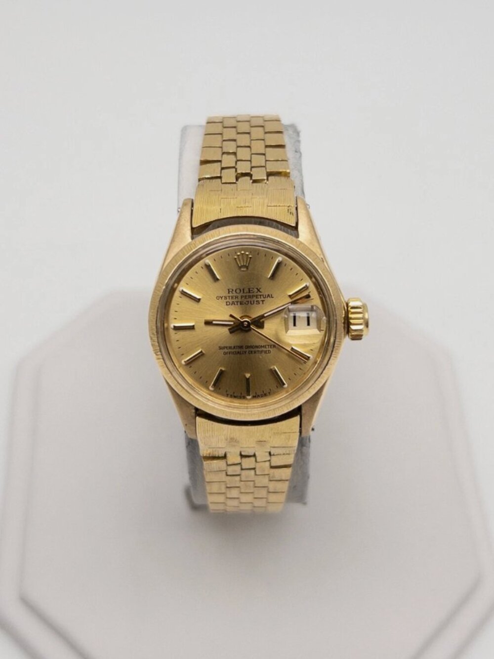 Rolex Datejust President 18k Ladies Rare Watch